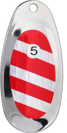 BŁYSTKA OBROTOWA - BLASTER Z CHWOSTEM 0 - SREBRNA / 22H - op.1szt. MIKADO PMBC-OBL-0-22H