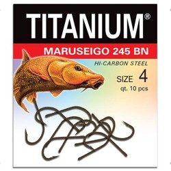 Haczyk Titanium MARUSEIGO (10 szt.), rozm. 4 Robinson 02-P-245BN-04