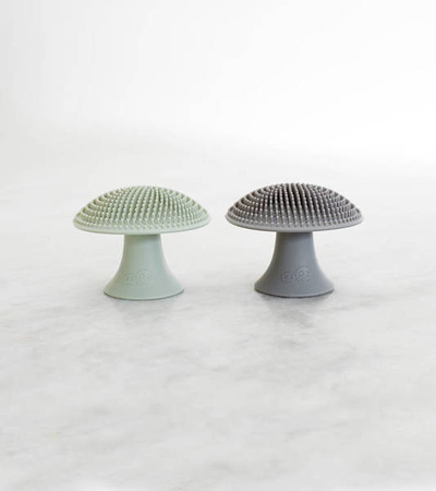 EZPZ Silikonowa myjka czyścik do naczyń bez bakterii szary