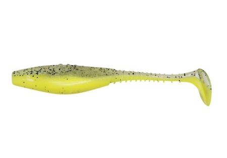 Ripper  Belly Fish PRO - GREEN CACTUS 2.5"/6cm 5szt./bag SUPER YELLOW/CLEAR  black glitter    DRAGON CHE-BF25D-41-950
