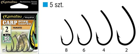 HACZYKI KARPIOWE KAMATSU TEFLON YAMATO HAK 2 OP.5SZT 596001202