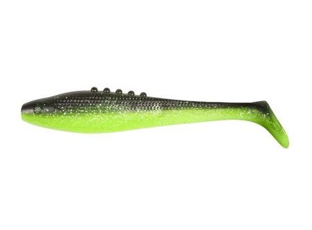 Ripper Lunatic PRO 4"/10cm 3szt./bag CHARTREUSE/BLACK silver glitter DRAGON CHE-LN40D-30-101