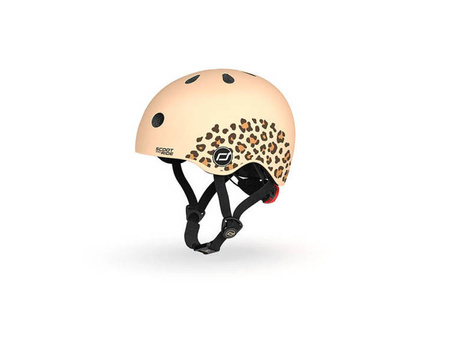 SCOOTANDRIDE Kask XXS-S dla dzieci 1-5 lat Leopard