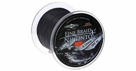 PLECIONKA NIHONTO FINE BRAID 025 BLACK 300M