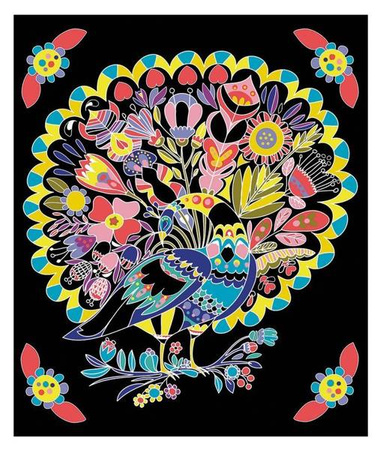 Zestaw kreatywny Do zdrapywania Zwierzęce mandale 7+, Janod