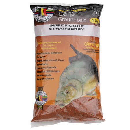 Zanęta MVDE Supercarp Strawberry 1kg Van Den Eynde EZ-SFS