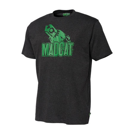 CLONK TEASER T-SHIRT L DARK GREY MELANGE MADCAT (73789)