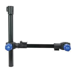 Wysięgnik teleskopowy VDE-Robinson 25+20cm z podpórką 30cm QR System VDR Team 67-CO-Q46