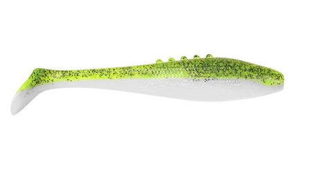 Ripper Lunatic PRO - GREEN KIWI 4"/10cm 3szt./bag PEARL/CHARTREUSE black glitter DRAGON CHE-LN40D-01-650
