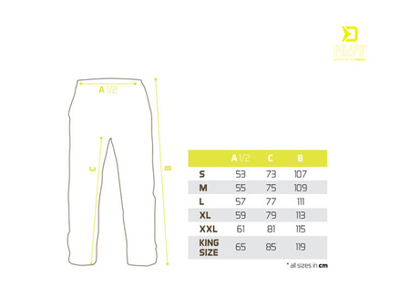 Wodoodporny dwuczęściowy kombinezon Delphin PROOF XXL Delphin (101005006)