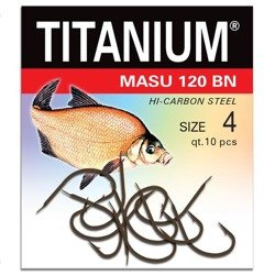 Haczyk Titanium MASU (10 szt.), rozm. 4 Robinson 02-P-120BN-04