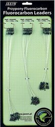 TABLICA PRZYPONÓW - FLUOROCARBON 15KG 15X20 CM, 15X25CM, 15X30CM (45 sztuk) JAXON AK-PRF003