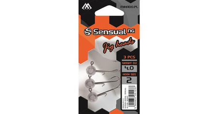 GŁÓWKA JIGOWA - SENSUAL - 25g-3/0 BN - op.3szt. MIKADO OMGAJS25-3/0-3