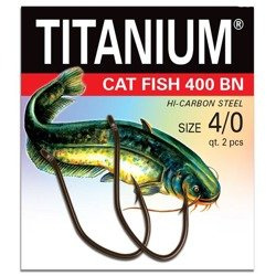 Haczyk Titanium CAT FISH (2 szt.), rozm. 4/0 Robinson 02-P-400BN-4/0