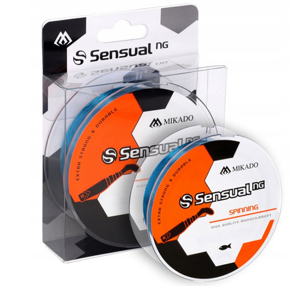 ŻYŁKA - SENSUAL N.G. SPINNING 0.08mm/1.5kg/300m - NIEBIESKA - op.1szp.