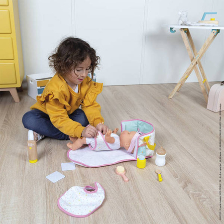 Zestaw torba do przewijania z 8 akcesoriami, Janod