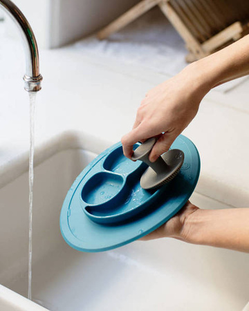 EZPZ Silikonowa myjka czyścik do naczyń bez bakterii szary