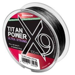 Plecionka Robinson Titan Power X9 130m 0,16, czarna Robinson 56-GB-116