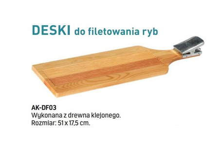 DESKA DO FILETOWANIA RYB - DREWNO KLEJONE JAXON AK-DF03