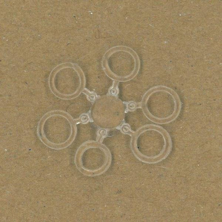 Lateksowe kółko do montażu przynęt, 0,6cm, 3szt Robinson 94-KM-003