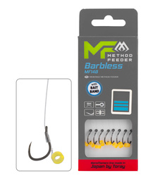 PRZYPON MF - MF14 Z GUMKĄ - hak bez zadziora nr 8 / żyłka: 0.23mm/10cm - op.8szt.
