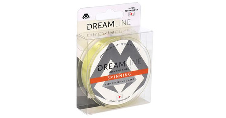 ŻYŁKA DREAMLINE SPINNING (YELLOW) - 0.22mm / 6.18kg / 150m - 1 szp. Mikado-ZDL410-150-022