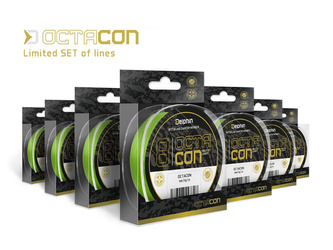 Limitowany zestaw plecionek Delphin OctaCON/ fluo zielony 12 szt Delphin (101006349)