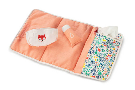 LILLIPUTIENS Przewijak z akcesoriami Kwiaty 2 lata+