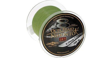 PLECIONKA NIHONTO OCTA BRAID 050 GREEN 300M