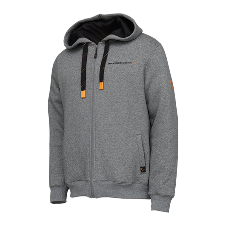 CLASSIC ZIP HOODIE L GREY MELANGE Savage Gear (73694)