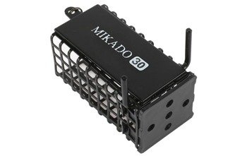 KOSZYCZEK ZANĘTOWY Z PAZUREM KWADRATOWY (25x30x44) 30g - CZARNY - op.10szt MIKADO AMKZ-01-30-B