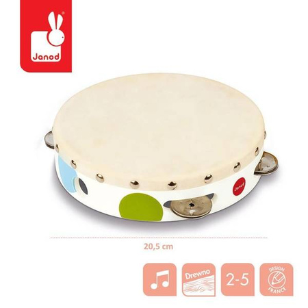 Tamburyn Confetti opakowanie zbiorcze 4 szt, Janod