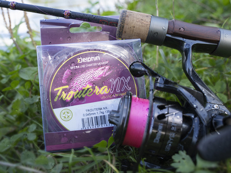 Delphin TROUTERA NX / Różowy 0,065mm 2,6kg 135m Delphin (101006156)