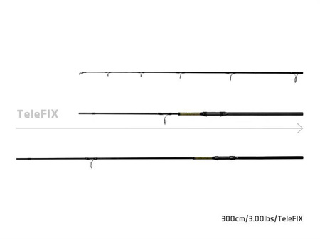 WĘDKA KARPIOWA STALX 270cm/2.75lbs/TeleFIX Delphin (101002625)