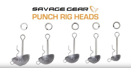 Główki jigowe Savage Gear Punch Rig Heads 5g 3szt. w opak. (63819)