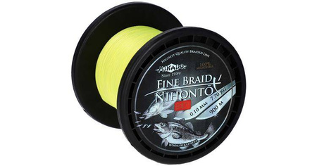 PLECIONKA - NIHONTO FINE BRAID - 0.06mm/3.25kg/900m - FLUO ŻÓŁTA - op.1szp. MIKADO Z37Y-006-900