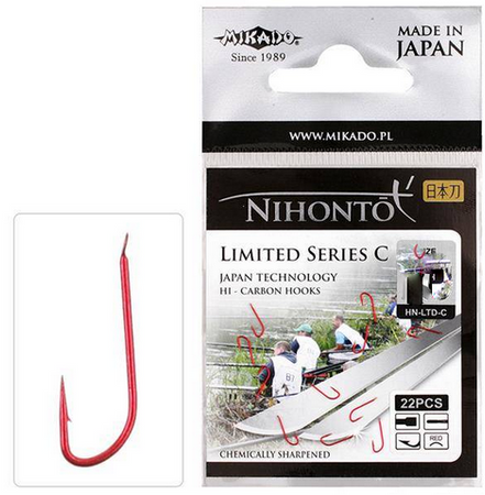 HACZYK DO OCHOTKI NIHONTO - LIMITED SERIES C Nr 22 R - torebka 22 szt. MIKADO HN-LTD-C-22R