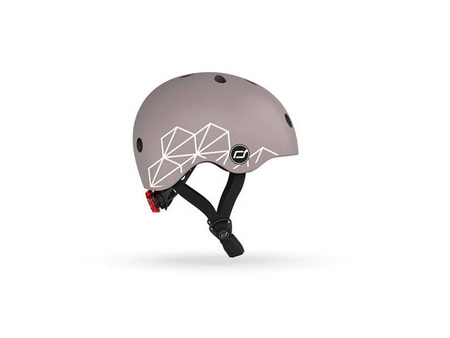 SCOOTANDRIDE Kask XXS-S dla dzieci 1-5 lat Brown Lines