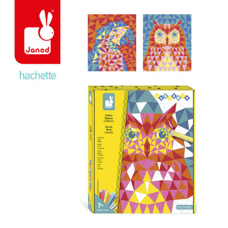 Zestaw kreatywny Piasek Ptaki Misterix 7+, Janod