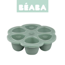 Beaba Silikonowy pojemnik do mrożenia duży 6 x 150 ml Sage green