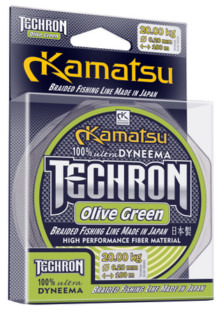 PLECIONKA TECHRON OLIVE 0.25mm/100m KAMATSU 259100025