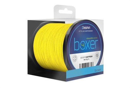 PLECIONKA NA SUMA BOXER 4 / fluo żółta 0,40mm 30,1kg 250m Delphin (101001682)
