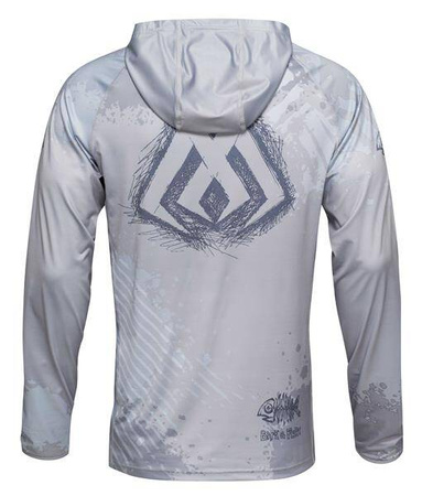 BLUZA - Z KAPTUREM Z FILTREM UPF rozm. 3XL - op.1szt. MIKADO UMB-01UPF-3XL