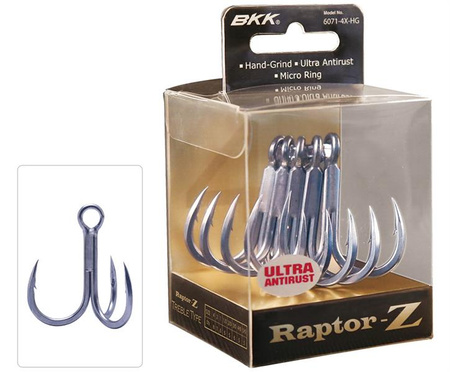 KOTWICE MORSKIE, SUMOWE - KOTWICZKI BKK - RAPTOR Z Nr.2/0 ULTRA ANTI-RUST - torebka 5szt. MIKADO 6071-4X-HG-2/0