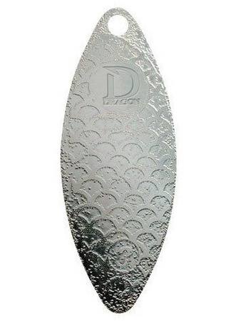 Błystka obrotowa VIPER nr 1 tłoczona łuska srebrny DRAGON DDK-11-20-001