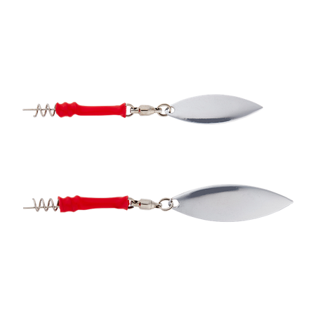 WKRĘCANY SPIN TEASER S SILVER RED 3szt. Savage Gear (72286)