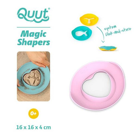 QUUT Foremki wielofunkcyjne Magic Shapers, opakowanie zbiorcze 24 sztuki, mix rodzajów i kolorów