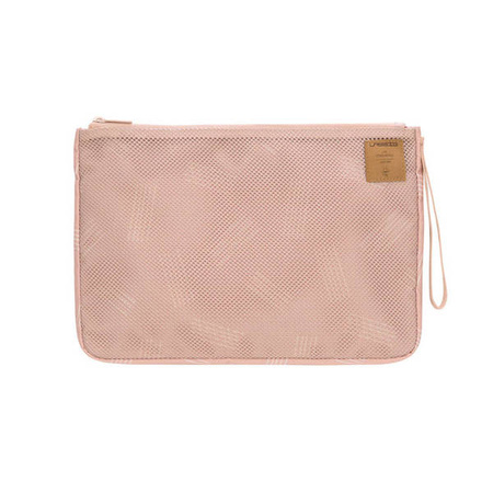 Lassig Casual Label Organizer podróżny z matą do przewijania Soft Stripes rose