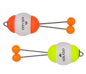 BOMBKA PODWIESZANA, SYGNALIZATOR SAMOWYPINAJĄCY (STYROPIANOWY) - CZERWONY I ŻÓŁTY rozm. S -op.10szt. MIKADO AMS02-2002-S