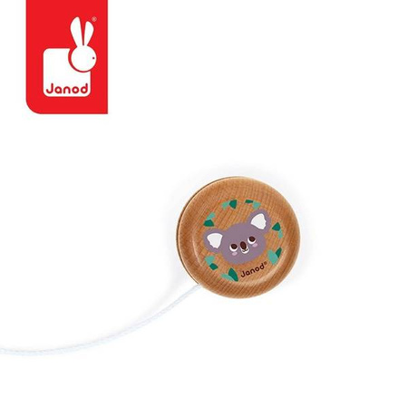 Drewniane jojo Pocket 5+, opakowanie zbiorcze 28 sztuk (4 rodzaje), Janod